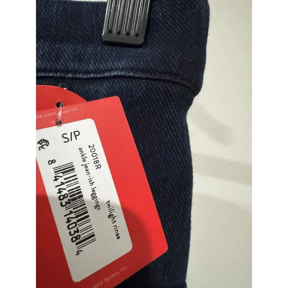 SPANX Twilight Rinse Jean-ish Ankle Leggings Size S 20018R NWT